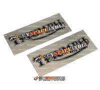 Set decalcomanie emblema badge personalizzato compatibile con moto Triumph
