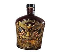 Set decanter per whisky commemorativo, Single bottle with b | Set bottiglie liquore in vetro premium ideali per collezionisti e per celebrare 250 anni storia americana