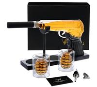 Set decanter per whisky da 13,5 cm, con bicchiere da shot a granata, set decanter per liquori da uomo