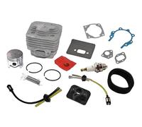 Set decespugliatore da 44 mm compatibile con Einhell GC-BC 52 I AS: cilindro + filtro aria + filtro carburante + candela + guarnizioni + flangia di aspirazione