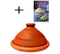 Set Decorativo Boho Vintage Tajine Marokkanisch 2 Pezzi Natur Ø35cm