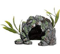 Set decorativo grotta e pianta per acquario. Grande