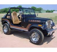 Set decorazione adesivi Laredo marrone Jeep CJ 85-86 SET