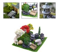 Set decorazione casa delle bambole 26 pezzi casa esterno fiaba giardino cortile