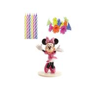 Set Decorazione per Torta con Candeline più Cake Topper. Disney Minnie, 8,5cm