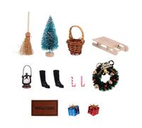 Set Decorazioni Natalizie Decorazione Per Casa Delle Bambole Natalizia Della