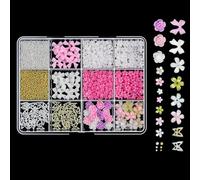 Set Decorazioni Per Chiodi Farfalle In Resina Abbellimenti Colorati Varie Occasione Nail Art Principianti
