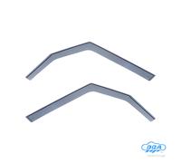 Dga Set deflettori aria anteriori ad incastro, tipo lungo - compatibile per Fiat