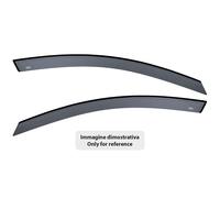 LI0G Set Deflettori Aria Anteriori Ad Incastro Tipo Lungo per Fiat E-Ulysse (06/