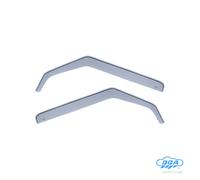 Det Gamle Apotek Set deflettori aria anteriori ad incastro, tipo lungo, compatibile per Fiat Panda