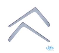 Dga Set deflettori aria anteriori ad incastro, tipo lungo - compatibile per Ford