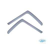 Set deflettori aria anteriori ad incastro, tipo lungo - compatibile per Mercedes