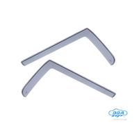 Dga Set deflettori aria anteriori ad incastro, tipo lungo - compatibile per Peug