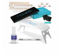Set dei Manicure Nooves Premium Beige Gel foil per Unghie 8 Pezzi