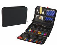 Set del piccolo artista - pastelli, matite e carboncini in astuccio, 95 pezzi