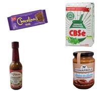 Set Deluxe di Prodotti alimentari Argentina | Yerba Mate Erbe Serranas CBSé 500 g, Dolce al Latte Conaprolede 450 g Mardel e 1 confezione di Biscotti Cioccolinati e Chimichurri Piccante Dona Petrona