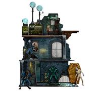 Set Deluxe In Scatola Torre Della Paura Dei Mostri Mezco A 5 Punti