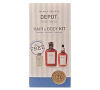Set Depot: 100 Detergente per capelli N. 103, Pro-vitamina B5, Shampoo per capelli, Per l'idratazione, 250 ml + 200 Trattamenti per capelli N. 202,