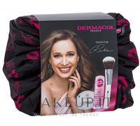 Set Dermacol Beauty II (makeup/base/20ml + powder/13,5g + brush + bag)