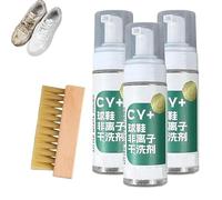 Set detergente attivo in schiuma per scarpe, kit per la pulizia delle scarpe bianche, pulizia profonda, riduce la deformazione e l'invecchiamento precoce delle scarpe (3pcs)