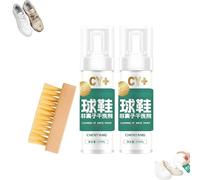 Set detergente for scarpe da ginnastica Haibus Active Foam, con spazzola morbida, schiuma secca ricca e delicata sui materiali e sulle mani for scarpe(2pcs)