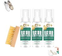 Set detergente for scarpe da ginnastica Haibus Active Foam, con spazzola morbida, schiuma secca ricca e delicata sui materiali e sulle mani for scarpe(3pcs)