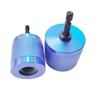 Set detergente per tubi in lega di alluminio con spazzole in acciaio inox, 1/2 pollici e 3/4 pollici, codolo esagonale per trapano o funzionamento manuale, per rimuovere ruggine, vernice e sbavature