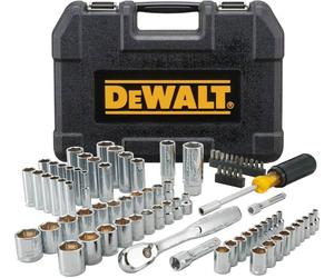 Set DeWalt da 84 pezzi con cricchetto da 1/4" e 3/8" DWMT81531-1