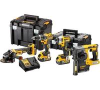 DeWalt DCK422P3T-QW DCK422P3T Combopack 4 pezzi XR 18 Volt 3 x 5,0 Ah Li-Ion in TSTAK