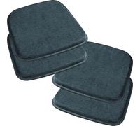 Set di 1/2/4 Cuscini Antiscivolo for Sedie, Cuscino for Sedia for Sedie da Pranzo Lavabile for Ufficio/Giardino/Terrazza/Interno/Esterno(5,4psc: 40x35cm/16x14in)