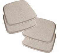 Set di 1/2/4 Cuscini Antiscivolo for Sedie, Cuscino for Sedia for Sedie da Pranzo Lavabile for Ufficio/Giardino/Terrazza/Interno/Esterno(8,4psc: 40x35cm/16x14in)