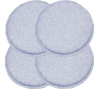 Set di 1/2/4 cuscini rotondi per sedie da pranzo,30×30 Cm/33×33cm/35×35cm Cuscino della sedia cuscino rotondo dello antisdrucciolevole della sedia con le fibbie delle cinghie elastiche(Q6,4pcs 33cm/13