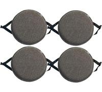 Set di 1/2/4 cuscini rotondi per sedie da pranzo,Cuscino della sedia cuscino rotondo dello antisdrucciolevole della sedia con le fibbie delle cinghie elastiche ( Color : 2# , Size : 4PS_45CM/17.7INCH