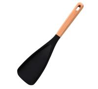 Set di 1/2 cucchiaiere e spatole in cedro e faggio con manico in legno, utensili da cucina multiuso per pentole antiaderenti, resistenti al calore per mescolare, sollevare e servire