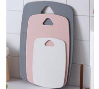 Set di 1/3 pezzi di taglieri in marmo, tagliere spesso, tagliere per la carne, tagliere per la preparazione in cucina, per separare cibo cotto e crudo, tagliere per la frutta, tagliere in plastica, fo