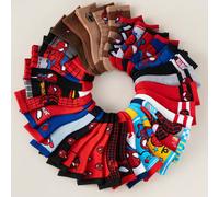 Set di 1/5/10/20 paia di calzini a tema Supereroe Spider-Man con licenza Marvel, design a colori caramella accattivante, calzini per ragazzi, calzini per ragazze, calzini per neonati e studenti, acces