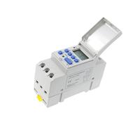 Set di 1 interruttore orario elettronico digitale preciso in plastica ABS 1.2V /