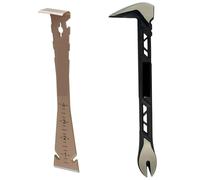 Set di 1 leva leva: estrattore chiodi da 10" e barra rifinitura 9,5", acciaio ad alto tenore carbonio Per L'Estrazione Dei Chiodi