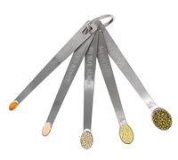 Set di 1 mini cucchiai dosatori, cucchiaino in acciaio inox resistente per cucinare e cuocere, adatto per piccole quantità di ingredienti secchi o liquidi e spezie
