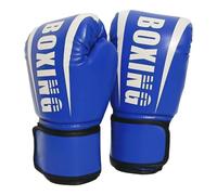 Set di 1 paio di guanti da boxe in pelle PU, imbottitura multistrato sicura, attrezzatura da allenamento in palestra, ammortizzante, combattimento