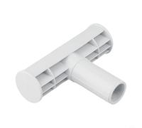 Set di 1 pezzi di ricambio per piscine rettangolari, per modelli Intex 28270-28274, robusto accessorio in plastica con tubo orizzontale da 39 mm e tubo riser da 29 mm, grigio, lunghezza 124 mm per