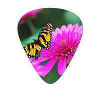 Set di 1 plettri per chitarra con farfalle colorate, materiale ABS di alta qualità, vari spessori, migliora la tua esperienza di suono