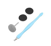 Set di 1 punte per levigatrice unghie a disco, con 1 forchetta per cuticole, punte per unghie, punte per la cura dei piedi, per lima elettrica per unghie, punta professionale per manicure Ped