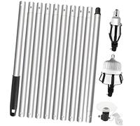 Set di 1 strumento flessibile per alterare le lampadine e raccogliere frutta in un unico dispositivo compatto, ideale per casa e giardino, azionato a mano