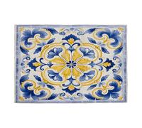 Set di 1 tovagliette blu astratte in marmo lavabili, antiscivolo, resistenti al calore, per cucina, sala da pranzo, tavolo, decorazione 45,7 x 30,5 cm