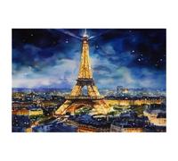 Set di 1 tovagliette con paesaggio della torre della città di Parigi, per tavolo da pranzo, lavabili, antiscivolo, per Natale, vacanze, feste di compleanno