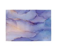 Set di 1 tovagliette con texture effetto marmo viola, lavabili, antiscivolo, resistenti al calore, per cucina, tavolo da pranzo, decorazione 45,7 x 30,5 cm