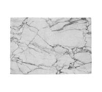 Set di 1 tovagliette in marmo grigio, lavabili, antiscivolo, resistenti al calore, per cucina, sala da pranzo, tavolo, decorazione 45,7 x 30,5 cm