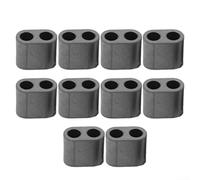 Set di 10 anelli magnetici con nucleo in ferrite per applicazioni RF, riducono il rapporto di onda stazionaria, garantiscono prestazioni affidabili (RID13,5 x 7,5 x 10-4)