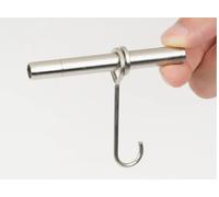 Set di 10 beccucci per sciroppo d'acero in acciaio inox da 2,5 pollici e 6,4 cm, con ganci a S, antiscivolo, per spigare gli alberi, tubi resistenti per lo zucchero e l'estrazione dello sciroppo